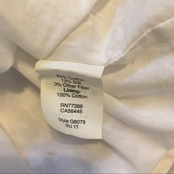 Madewell Metallic Stripe Ruffle Dress Size S - Picture 5 of 6